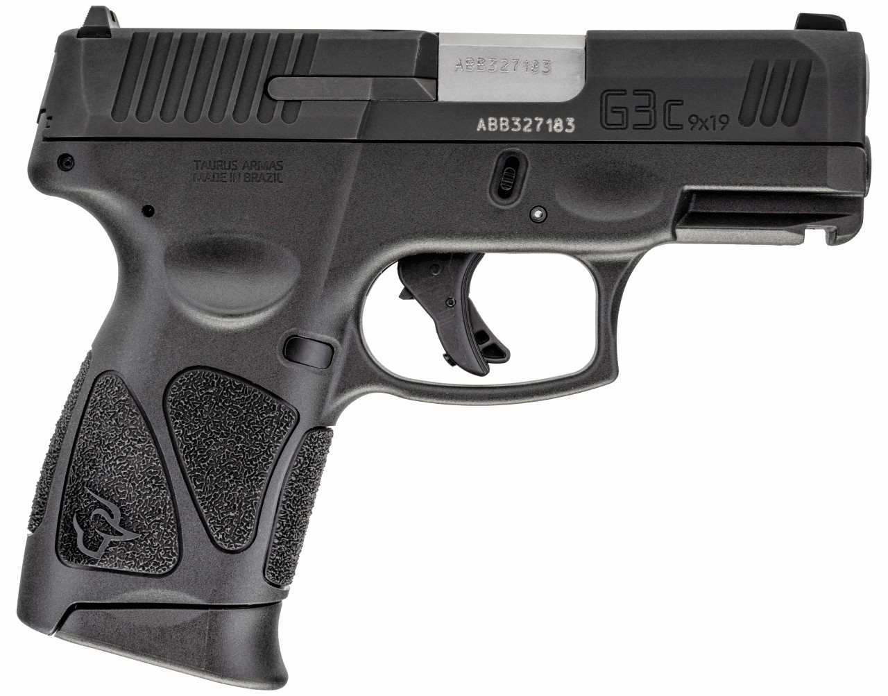 Taurus G3C 9mm, 3.2" Barrel, AmeriGlo NS, Manual Safety, Black, 12rd - Concealed Carry Guns | The Gun Shop