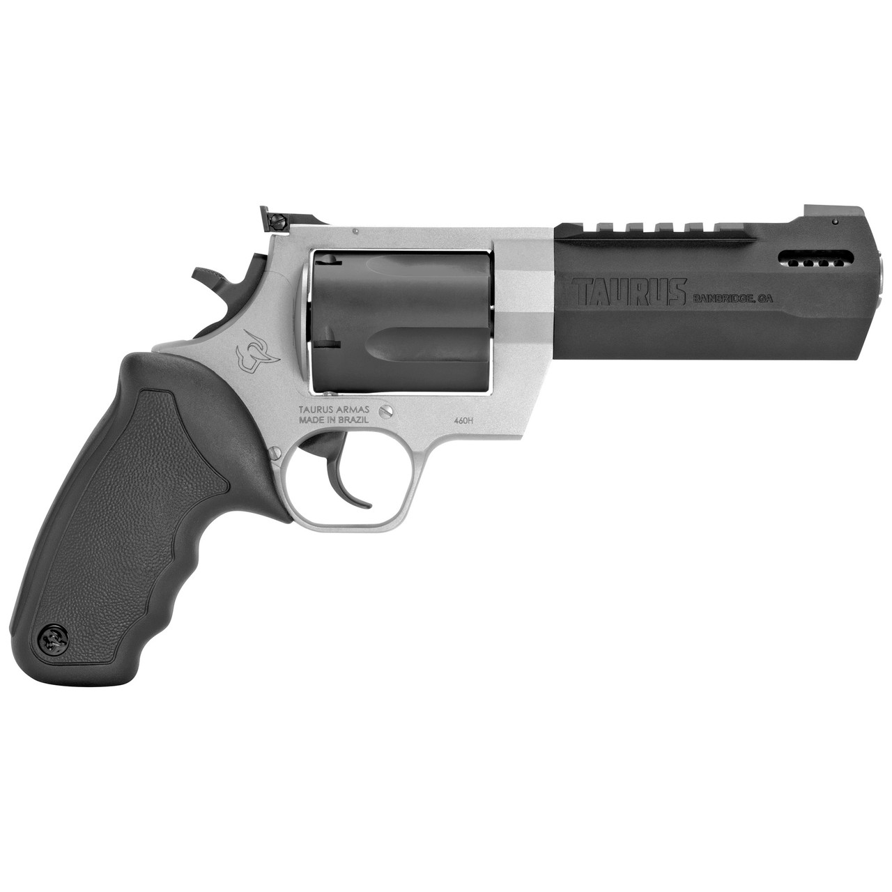 Taurus Raging Hunter 460 S&W, 5.13" Barrel, Stainless Steel, Black Barrel/Cylinder, 5rd - Taurus | The Gun Shop
