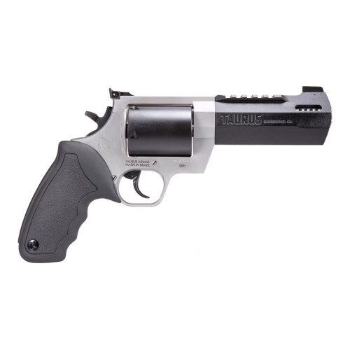 Taurus Raging Hunter 500 Smith & Wesson, 5.12" Barrel, Stainless Frame, Black Grip/Cylinder/Barrel, 5rd - Firearm | The Gun Shop