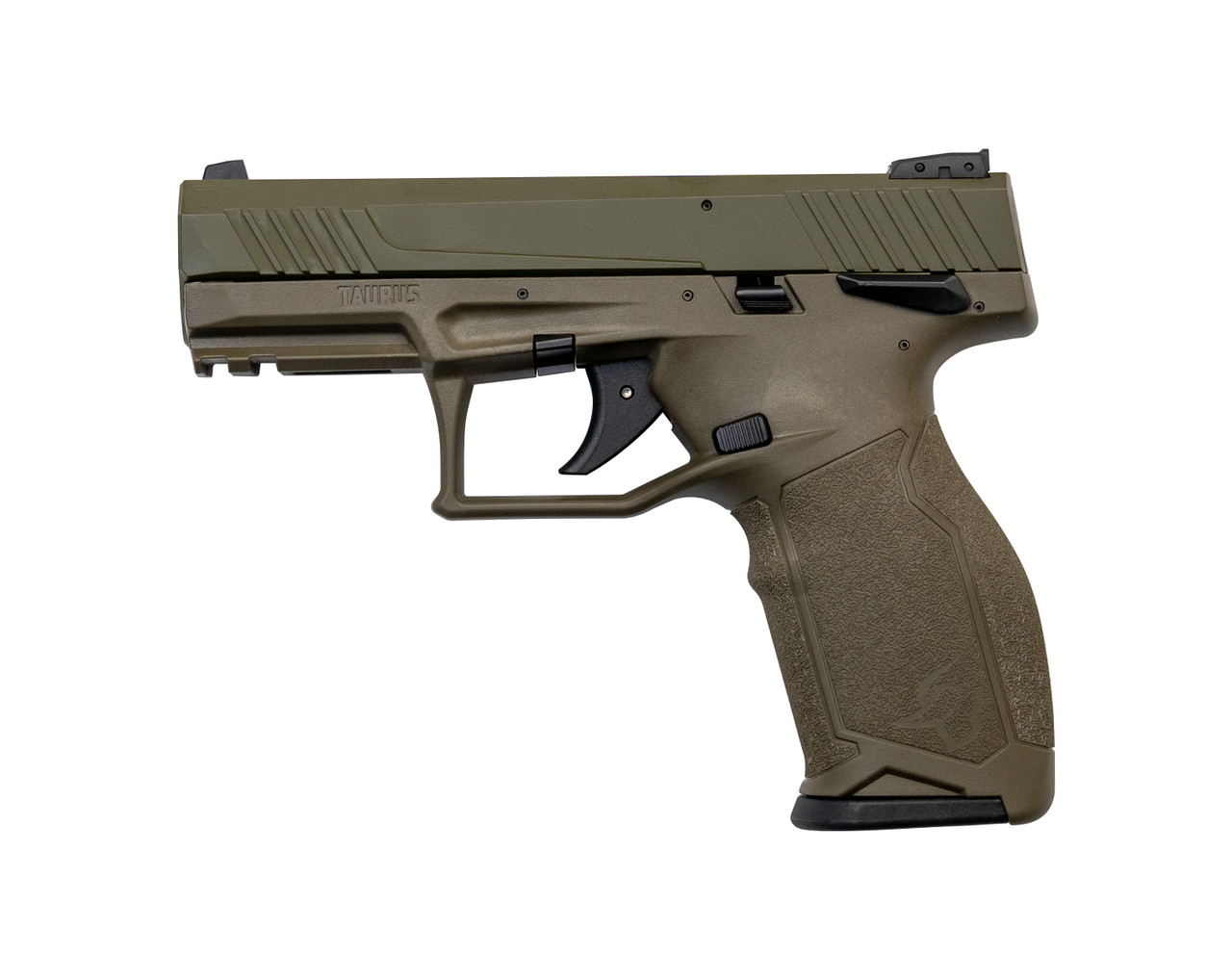 Taurus TX22 .22 LR, 4" Barrel, Fixed Sights, Thumb Safety, OD Green, 16rd - Target Shooting | The Gun Shop