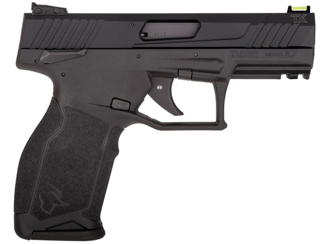 Taurus TX22 22 LR, 4.1" Barrel, Black, Picatinny Rail, 16rd - Taurus | The Gun Shop