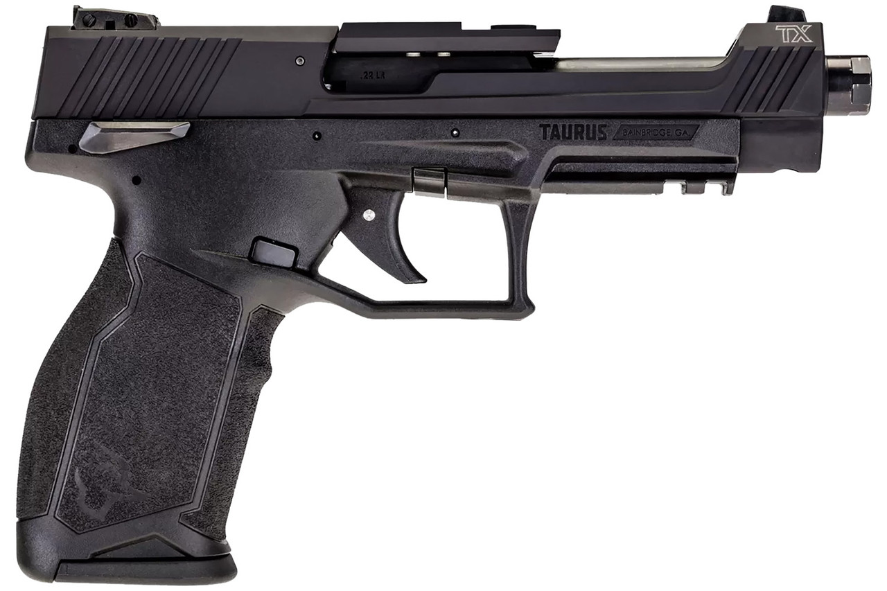 Taurus TX22 Competition 22 LR, 5.25" Threaded Barrel, Black, Optic Ready, 10rd - Taurus | The Gun Shop