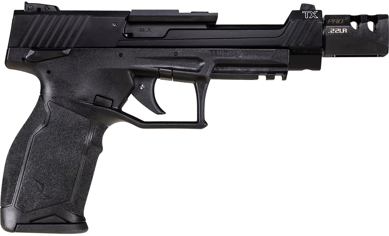 Taurus TX22 Competition 22 LR, 5.4" Threaded Barrel, Black, TandemKross Compensator, 10rd - Cyber Monday | The Gun Shop