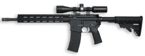 Tippmann Arms Co. LLC M4-22 Sharpshooter Elite-L, Hawke Scope and Case - Firearm | The Gun Shop