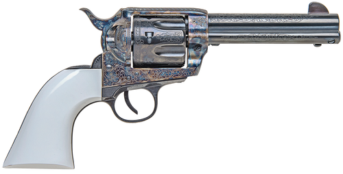 Traditions 1873 Froniter 45 Colt, 4.75" Barrel, White PVC Grip, 6rd - Collector Guns | The Gun Shop