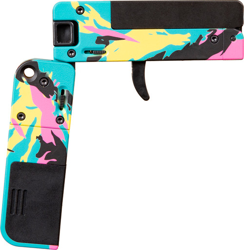 Trailblazers Lifecard 22 LR, 2.5" Barrel, Miami Vice Camo, Aluminum Handle, 1rd - Firearm | The Gun Shop