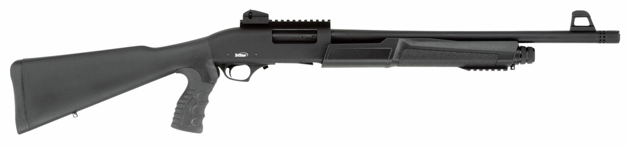 TriStar Cobra III Force 12 Ga, 18.5" Barrel, 3" Chamber, FO Front/Ghost Rear, Black, 5rd