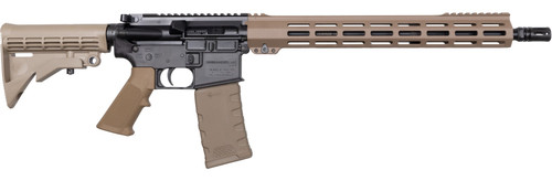 UnBranded AR UAR-C 5.56x45mm, 16" Barrel, Flat Dark Earth Furniture, Black Rec, 30rd - AR-15 Rifles | The Gun Shop