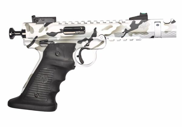 Volquartsen Arctic Mamba-TF .22 LR, 4.5" Barrel, FO Front/Target Rear, Arctic Camo, 10rd