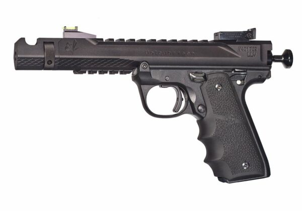 Volquartsen Black Mamba, 4.5", Hi-Viz Front Sight, Single Port Comp, Black Anodized Aluminum
