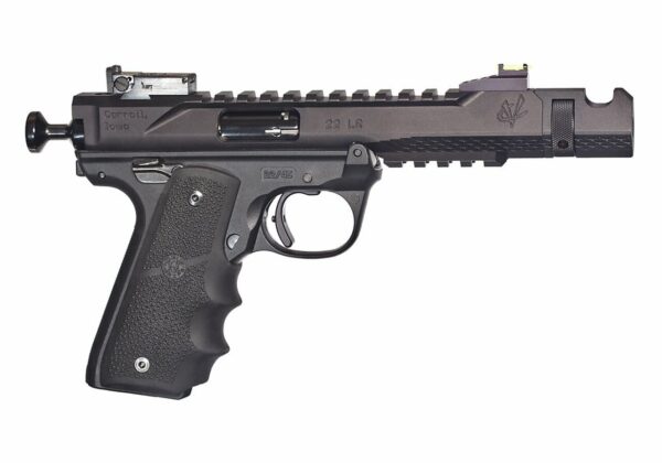 Volquartsen Black Mamba, 4.5", Hi-Viz Front Sight, Single Port Comp, Black Anodized Aluminum