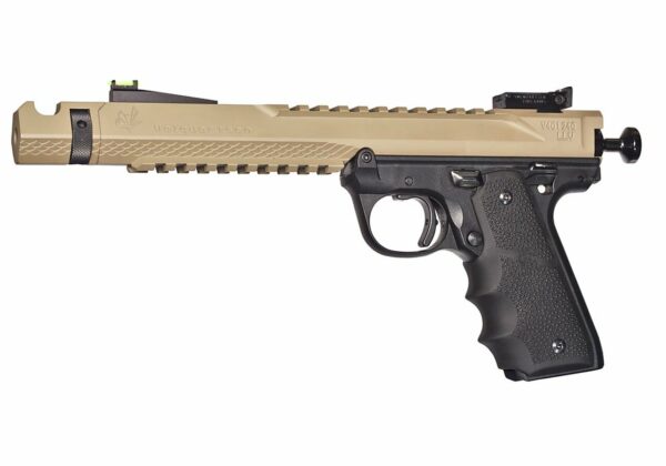 Volquartsen Black Mamba, 6" Barrel, Hi-Viz Front Sight, Single Port Comp, Cerakote, Flat Dark Earth