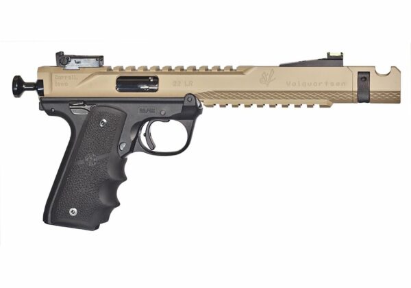 Volquartsen Black Mamba, 6" Barrel, Hi-Viz Front Sight, Single Port Comp, Cerakote, Flat Dark Earth