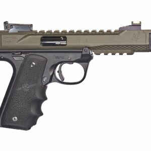 Volquartsen Black Mamba, 4.5" Barrel, Hi-Viz Front Sight, Single Port Comp, Cerakote OD Green