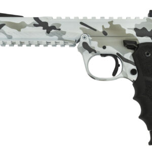 Volquartsen Black Mamba Artic .22 LR, 6" Barrel, Hi-Viz Front & Target Rear, Arctic Camo