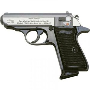 Walther PPK/S .380 ACP, 3.30" Barrel, Black Frame, Stainless Slide, 7rd
