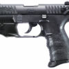 Walther P22 QD, .22 LR, 3.42" Barrel, Red Laser, Black, 10rd