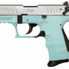 Walther P22 QD .22 LR, 3.42" Barrel, Adj. Sights, Angel Blue, 10rd