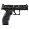 Walther, PDP, Optics Ready, Semi-automatic, Polymer Frame, Striker Fired, Full Size Frame, 9mm, 4" Barrel, Black, Adjustable Rear Sight, 18Rd