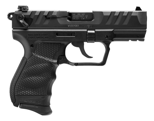 Walther PD380 380 ACP, 3.7" Barrel, Black, Picatinny Rail, 9rd - Concealed Carry Guns | The Gun Shop