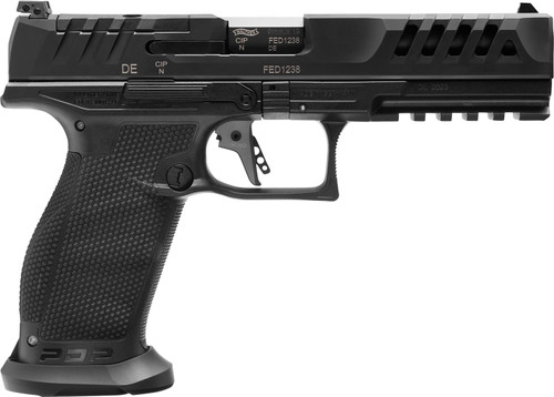 Walther PDP Match 9mm, 5" Barrel, Black, Optic Ready, 18rd - Firearm | The Gun Shop