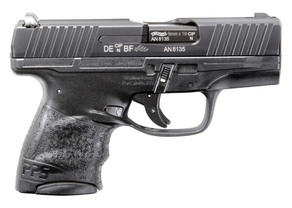 Walther PPS M2 9mm Factory Certified Pre Owned, 3.2", 3-Dot Sights, Black, 7rd, Stock #2