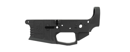 Warrior AR-15 Billet Stripped Lower Receiver, Black Cerakote - AR-15 Lower Receivers | The Gun Shop