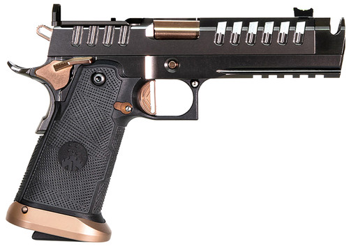 Watchtower Apache DS 9mm, 4.6" Threaded Barrel, Graphite, Copper Accents, Optic Ready, 21rd - 1911 Guns | The Gun Shop