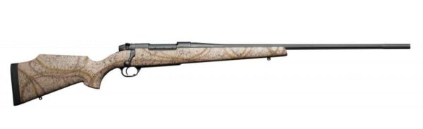 Weatherby Mark V Outfitter, 7mm Wby Mag, 26" Fluted, Armor Black Cerakote, Tan Composite Stock