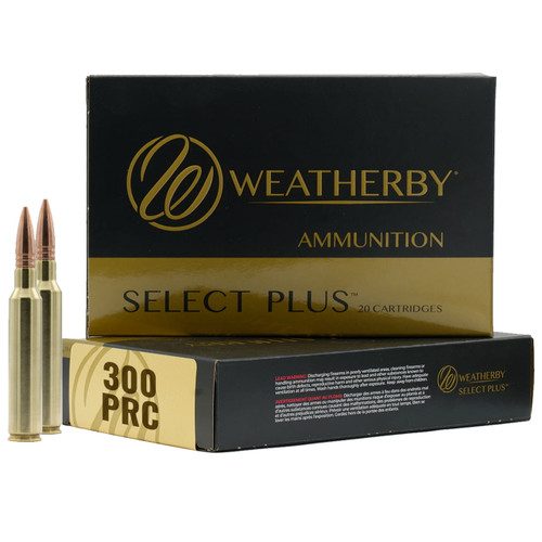 Weatherby Select Plus 300 PRC, 195 gr, 20rd Box - Ammo | The Gun Shop