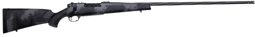 Weatherby Mark V 7mm PRC, 24" Threaded Barrel, Black w/ Gray Sponge Pattern Accents, 3rd - Firearm | The Gun Shop