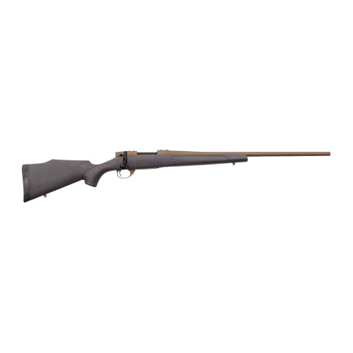 Weatherby Vanguard Bronze 257 Weatherby Magnum, 24" Threaded Bronze Barrel, Black w/ Bronze Webbing, 3rd - Firearm | The Gun Shop