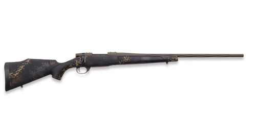 Weatherby Vanguard Talus 7mm-08 Rem, 24" Threaded Barrel, Brown/Smoke/Stone Sponge Paint, 5rd - Firearm | The Gun Shop