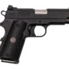 Wilson Combat ACP Compact 1911 SAO Used Excellent 45 ACP, 4" Barrel, Black Armor-Tuff Carbon Steel, Black G10 Eagle Claw Grip, 2x7rd Mags, Factory Soft Case, Papers