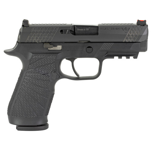 Wilson P320 Carry 9mm, 3.9" Barrel, Black, Sunburst Grips, 17rd - Concealed Carry Guns | The Gun Shop
