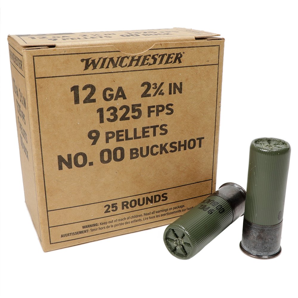 RTG Parts Winchester Military Grade 12ga 00 Buckshot, 2.75 Inch 00 ...