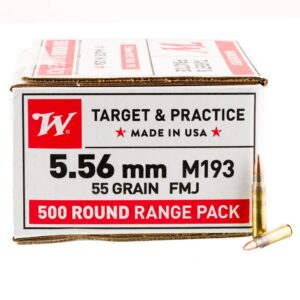 Winchester Usa Brass 5 56 NATO 55 Grain 20 Rounds Fmj