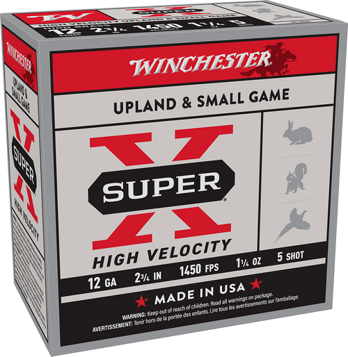 Winchester Super X 12 Ga, 2.75", 1 1/4 oz, 5 Shot, 25rd Box - Ammo | The Gun Shop