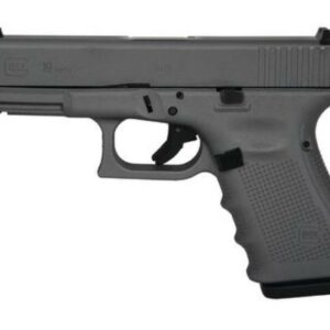 Glock 19 Gen4, 9mm, 15rd, Hot Gray Cerakote Finish, US Made 15 Rd Mag