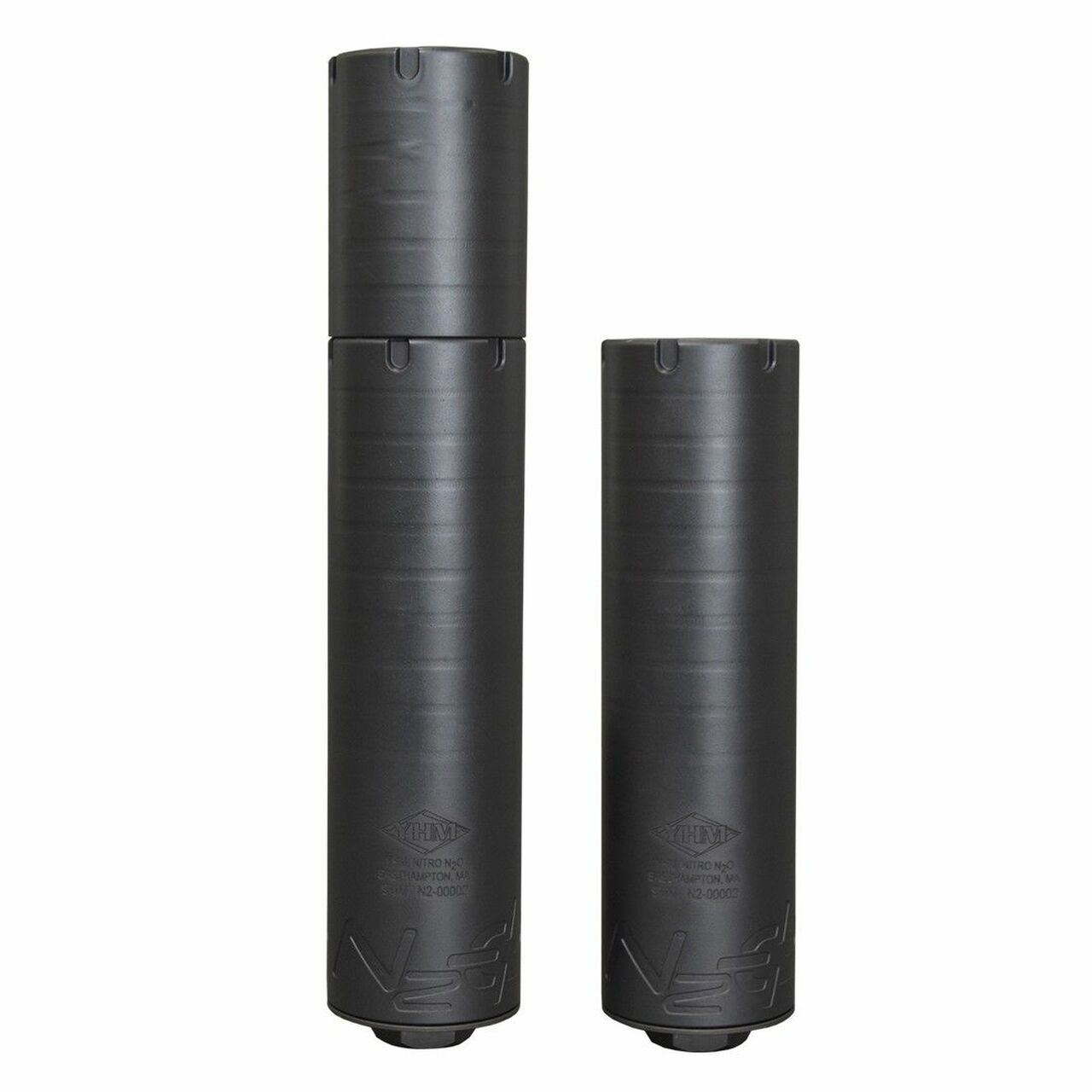 Yankee Hill Machine Nitro N20 7.62mm Suppressor, Titanium, 5.4"-7.5" Configuration, Matte Black