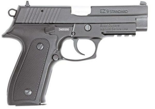 Zastava EZ-9 Full Size, 9mm, Polymer Grips, Blued Finish, 15 Round