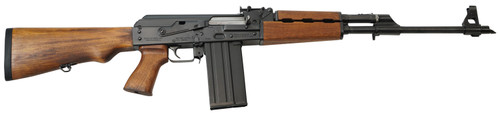 Zastava ZPAPM77 308 Winchester, 19.7" Threaded Barrel, Battleworn Beechwood Furniture, Black 1.5mm Bulged Trunnion Rec, 20rd - AK-47 Rifles | The Gun Shop