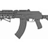 Zastava ZPAP92 7.62X39mm Pistol, 10" Barrel, SBA3, Quad Rail, Black, 30rd