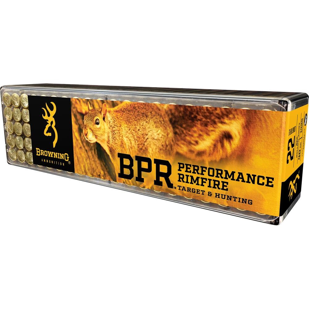 Browning BPR .22 LR, 40Gr., HP, 100 Rounds – Liberty Guns