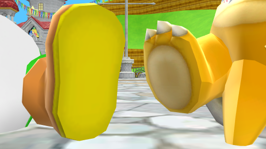 Yoshi and bowser jr feet comparison by sandi130201 on DeviantArt