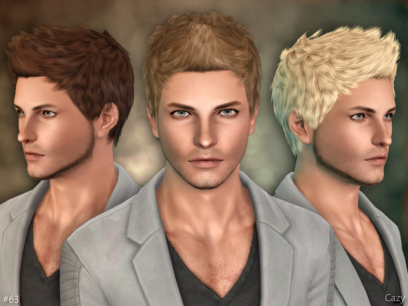 #63 - Male Hairstyle - Sims 3 – @katsujiiccfinds on Tumblr