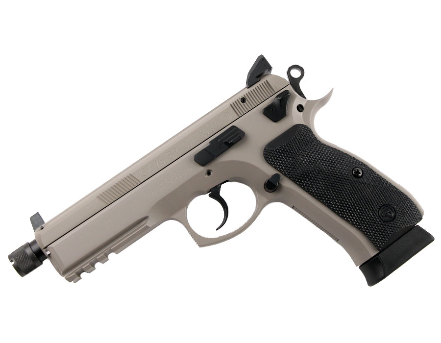 CZ 75 SP-01 Tactical, Urban Grey, Suppressor Ready, Night Sights, 9mm