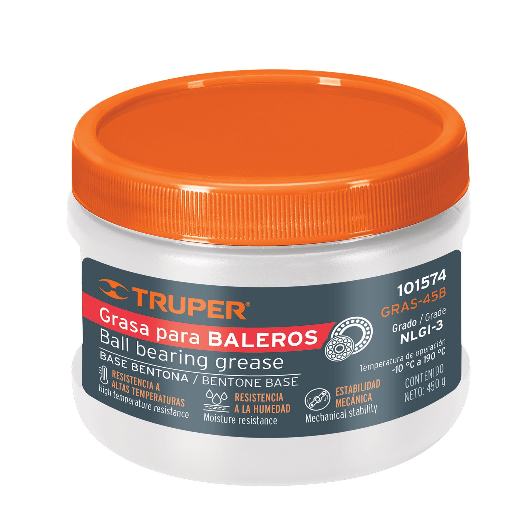 Grasa automotriz de bentona de 450 g Truper