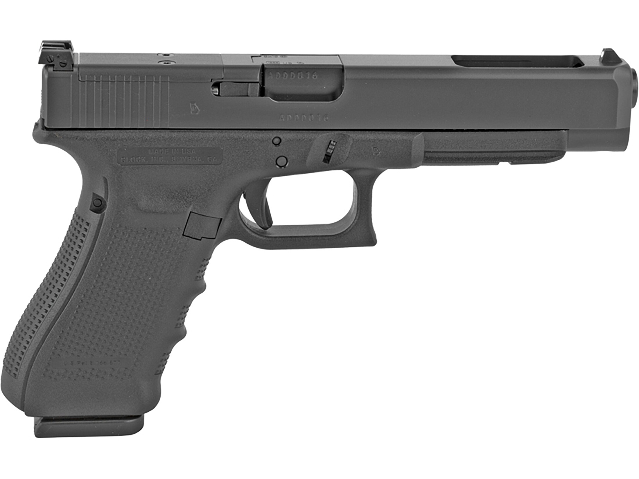 Glock 34 MOS Gen 4 9mm Luger Pistol 5.31 Barrel 17+1 Round Black
