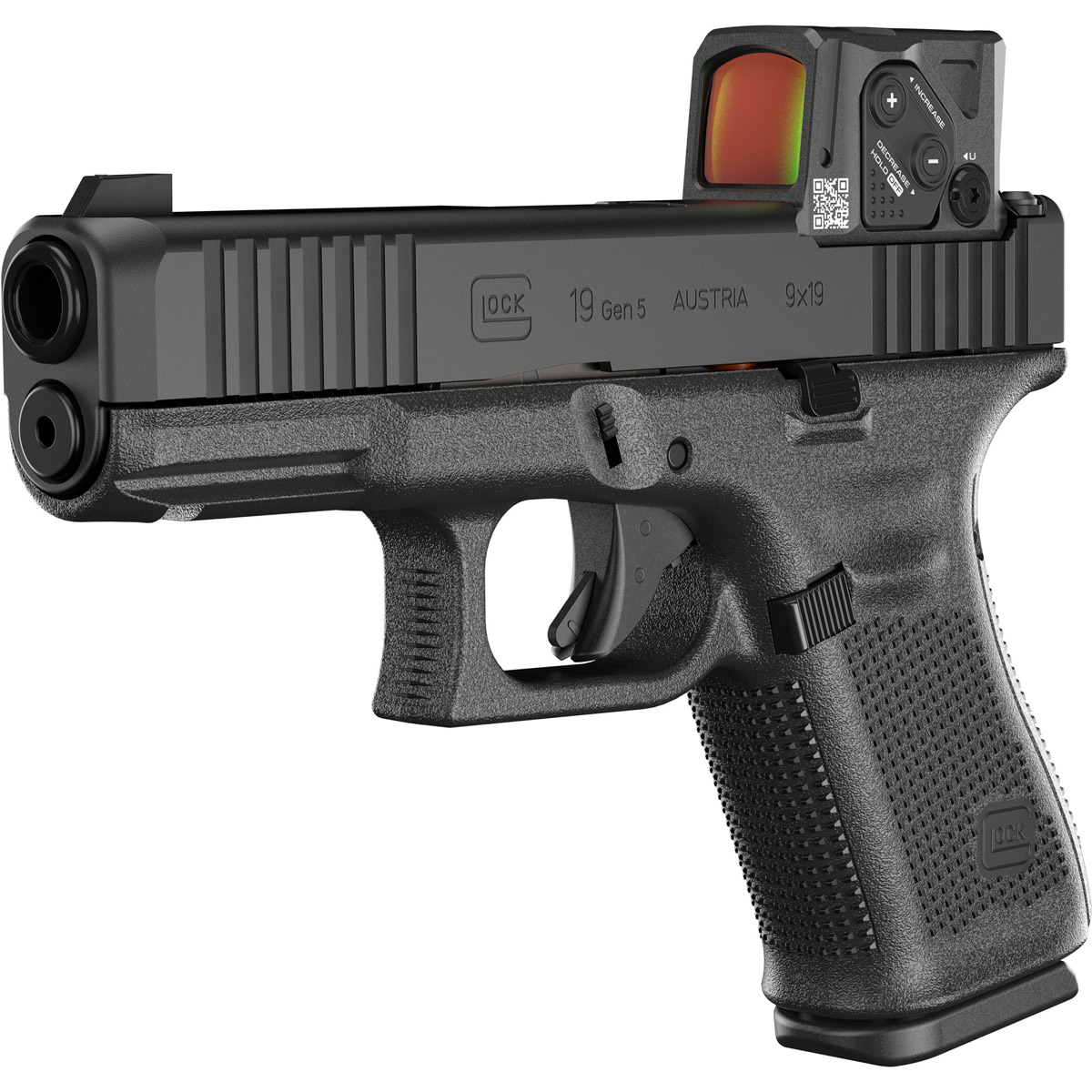 RTG Parts GLOCK, 19 M.O.S., Gen 5, Compact, 9MM, 4.02" Marksman Barrel ...